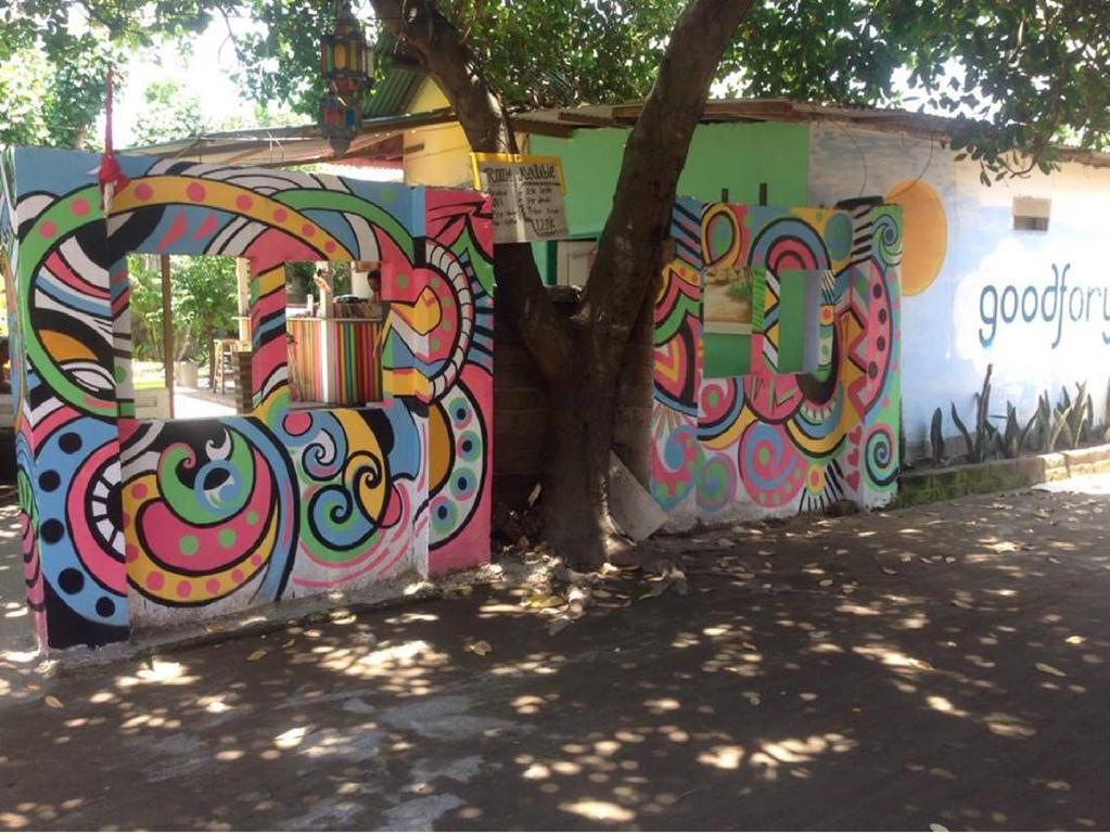 Good For Ya Knee Hostel & Bungalows (Adults Only) Gili Trawangan Buitenkant foto